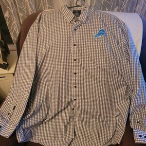 Detroit Lions Button Down Shirt